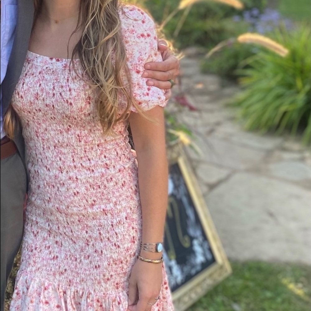 Another love floral pink dress size small only worn for a few hourAnthropologie